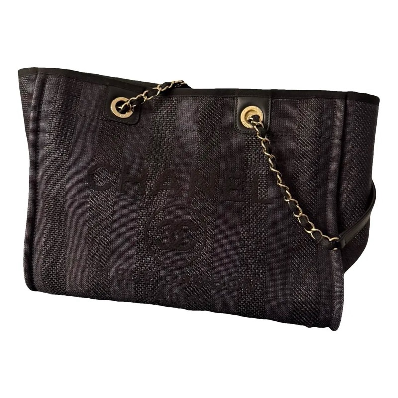 香奈兒Chanel Deauville金鏈托特沙灘包-2