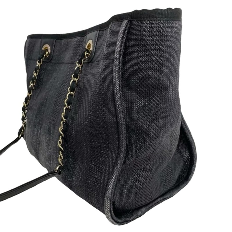 香奈兒Chanel Deauville金鏈托特沙灘包-3