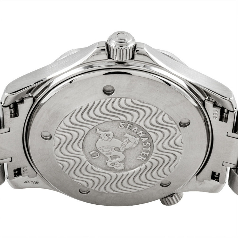 歐米茄海馬系列專業300公尺自動腕錶，藍色錶盤，2255.80-4