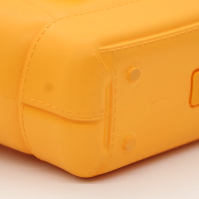 Bottega Veneta 寶緹嘉 Arco Rubber 亮黃色 手提包 菜籃子-6