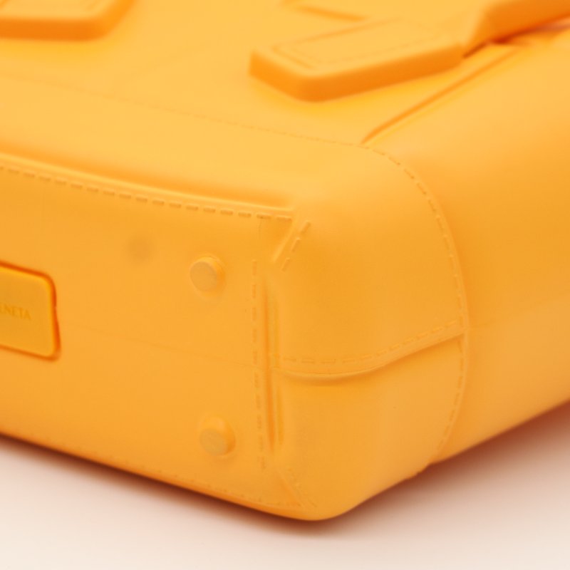 Bottega Veneta 寶緹嘉 Arco Rubber 亮黃色 手提包 菜籃子-9