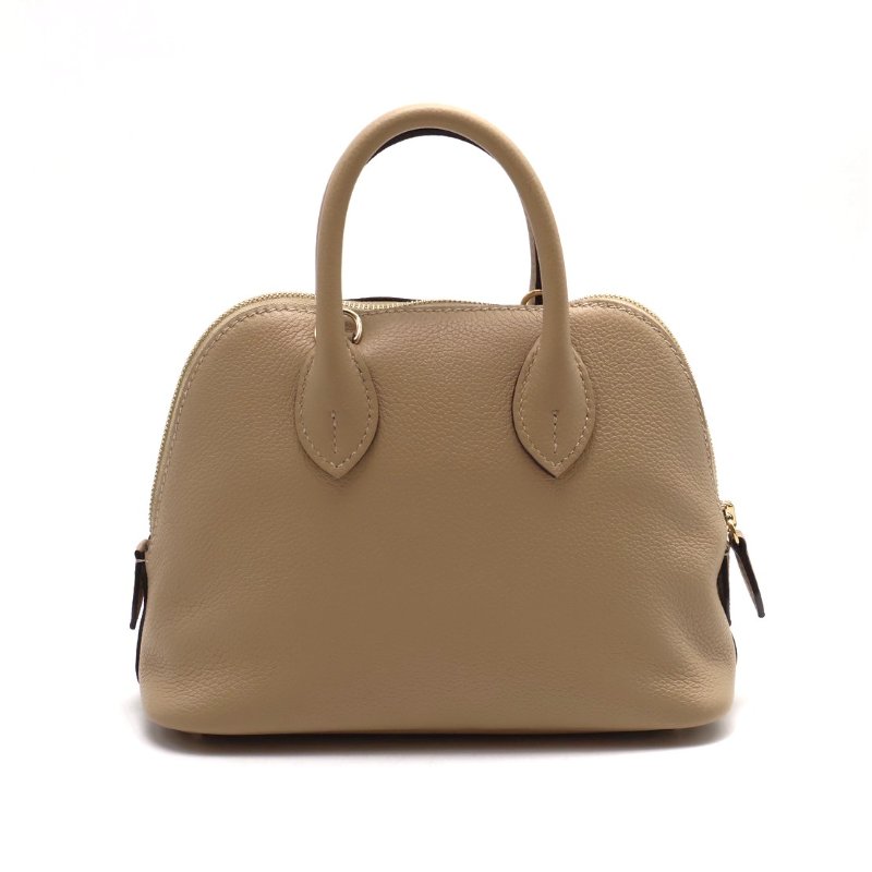 HERMES Mini bolide - 風衣灰香檳金-1