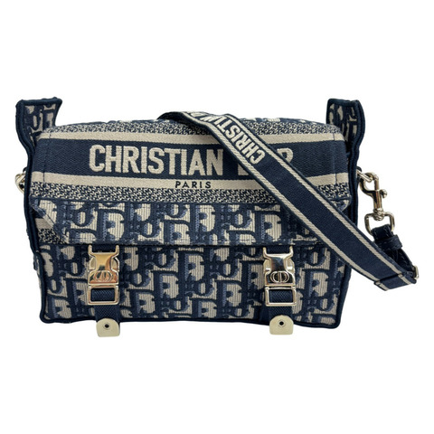 藍色 Dior Oblique 刺繡 Diorcamp 小型包 【Dior 迪奧】 M1241ORIW_M928