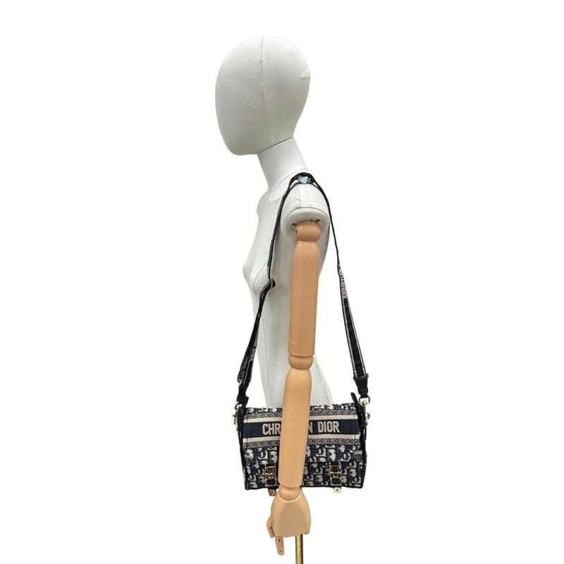 藍色 Dior Oblique 刺繡 Diorcamp 小型包 【Dior 迪奧】 M1241ORIW_M928-8