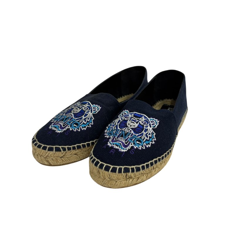 【美收精品】KENZO 深藍帆布平底鞋平底鞋 4-600-0