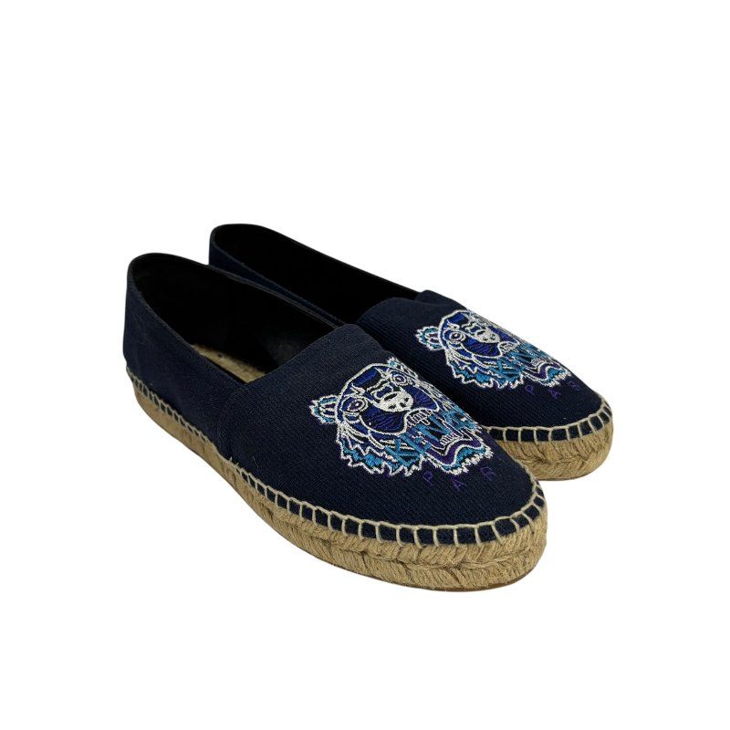 【美收精品】KENZO 深藍帆布平底鞋平底鞋 4-600-1