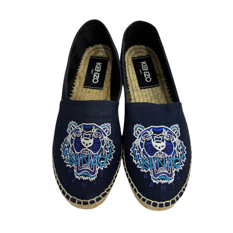 【美收精品】KENZO 深藍帆布平底鞋平底鞋 4-600-4