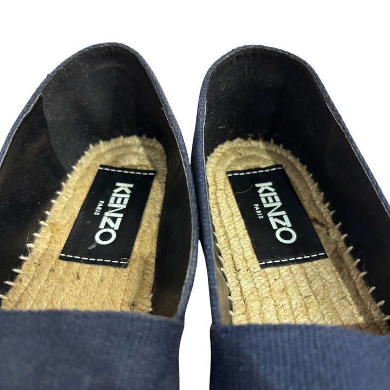 【美收精品】KENZO 深藍帆布平底鞋平底鞋 4-600-5