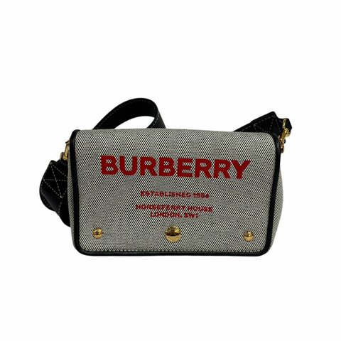 【美收精品】BURBERRY 深灰色肩背包 4-613
