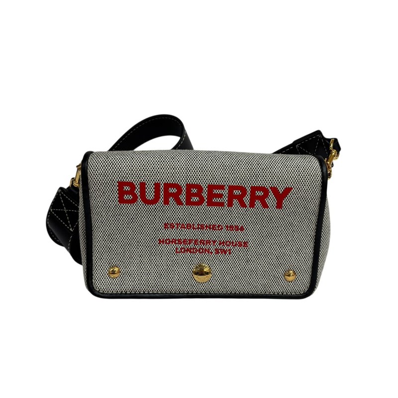 【美收精品】BURBERRY 深灰色肩背包 4-613-0