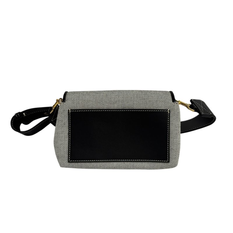 【美收精品】BURBERRY 深灰色肩背包 4-613-1