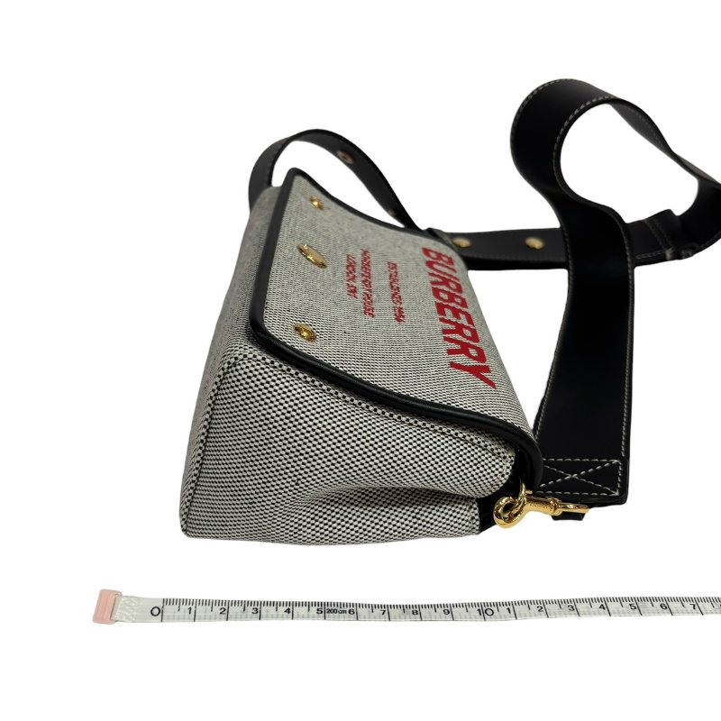 【美收精品】BURBERRY 深灰色肩背包 4-613-18