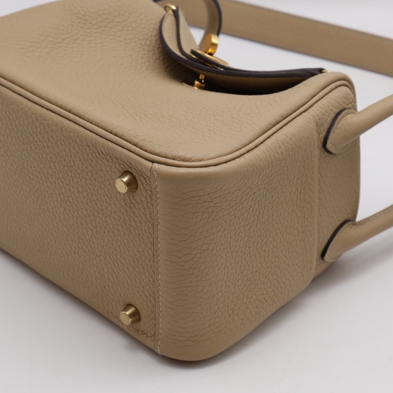 HERMES Mini lindy -  風衣灰金 Z-4