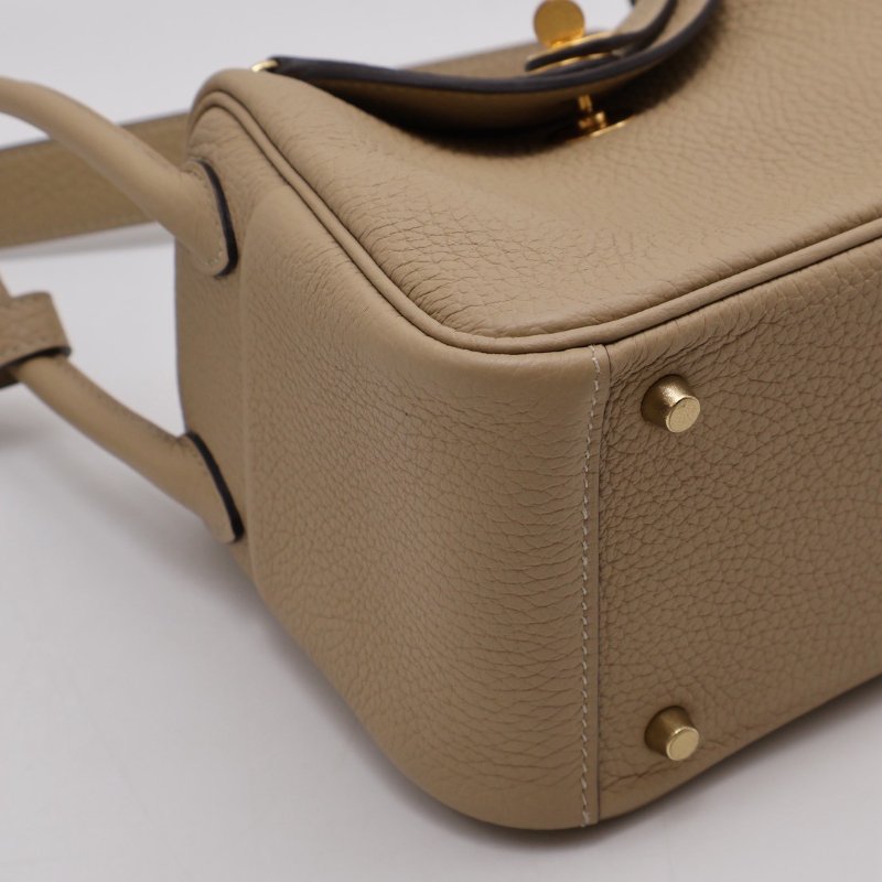 HERMES Mini lindy -  風衣灰金 Z-5