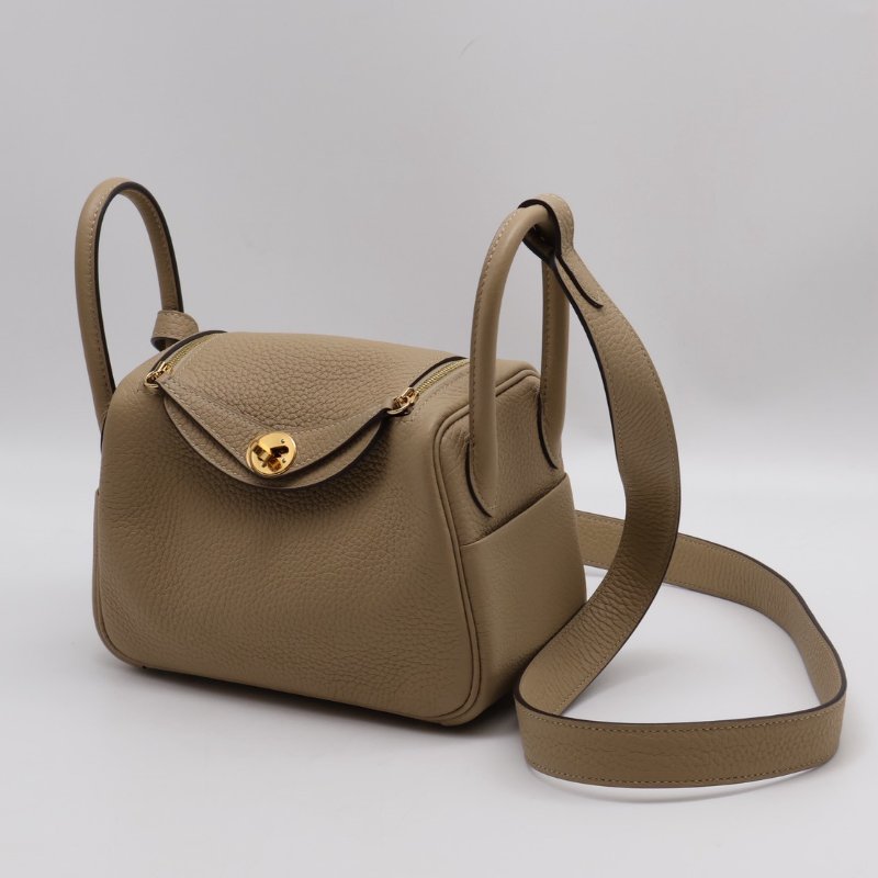 HERMES Mini lindy -  風衣灰金 Z-7