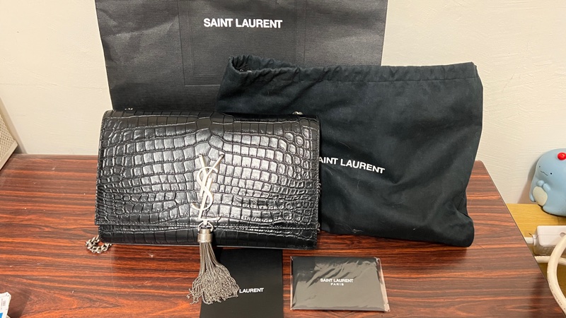 YSL Kate 鱷魚紋流蘇包(Kate Tassel Bag / Kate Monogram Tassel)-7
