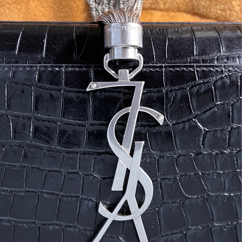 YSL Kate 鱷魚紋流蘇包(Kate Tassel Bag / Kate Monogram Tassel)-12