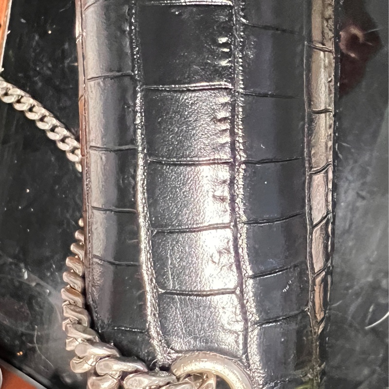 YSL Kate 鱷魚紋流蘇包(Kate Tassel Bag / Kate Monogram Tassel)-14