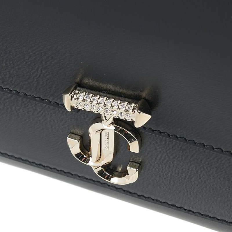 JIMMY CHOO AVENUE 頂把手 S RMA 黑色淺金色 SS25-5