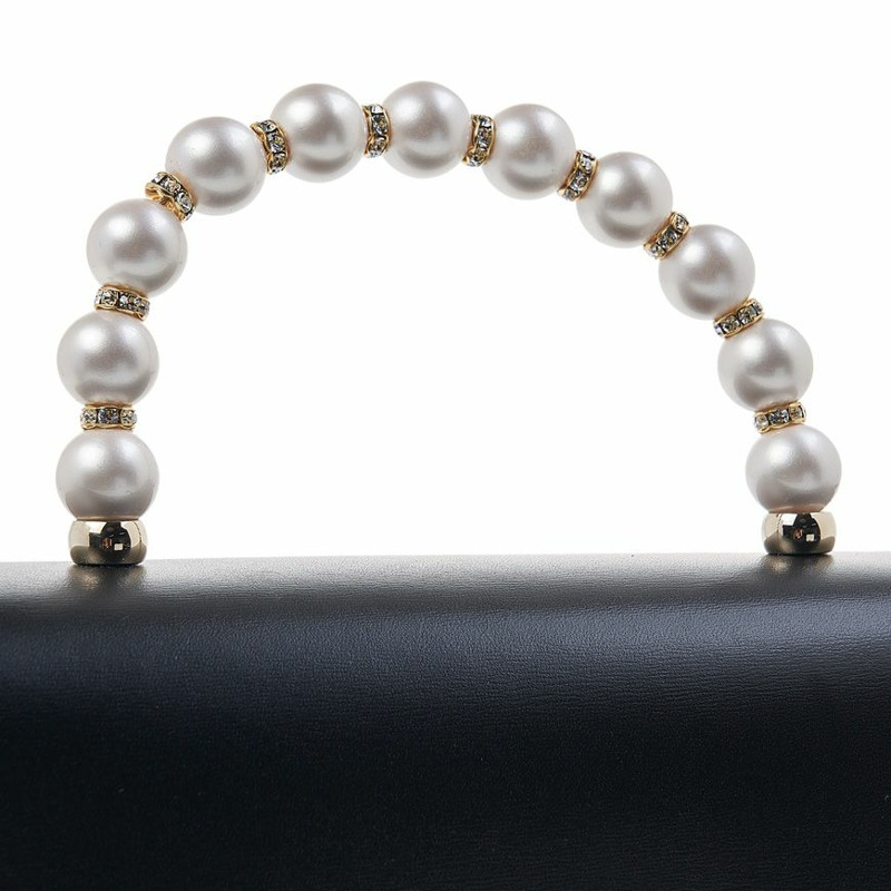 JIMMY CHOO AVENUE 頂把手 S RMA 黑色淺金色 SS25-6