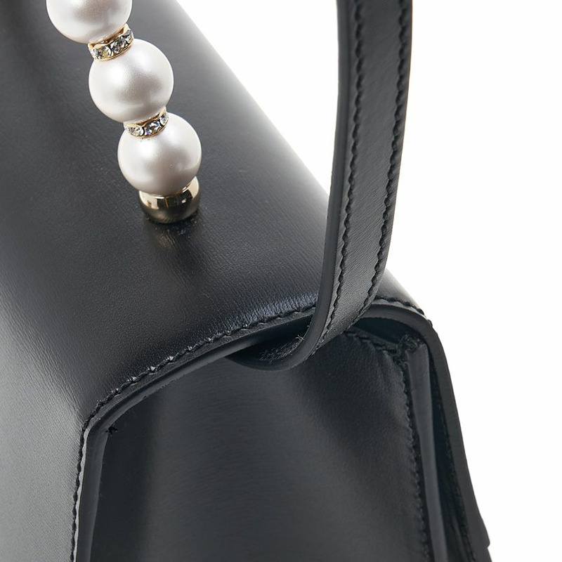 JIMMY CHOO AVENUE 頂把手 S RMA 黑色淺金色 SS25-7