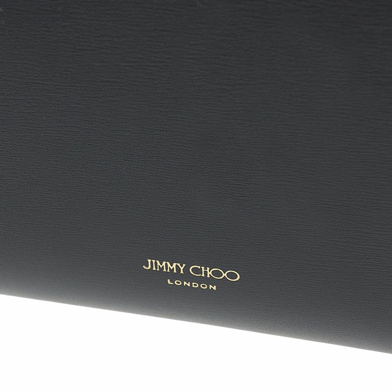 JIMMY CHOO AVENUE 頂把手 S RMA 黑色淺金色 SS25-8