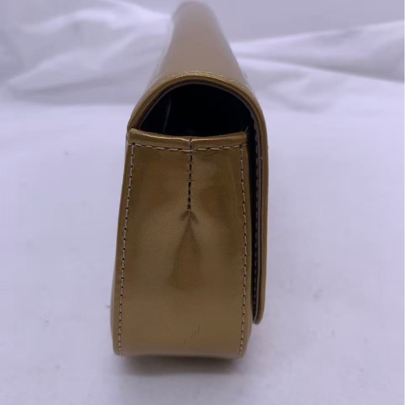 二手Lv金色漆皮手包，不規則染色#路易威登-2