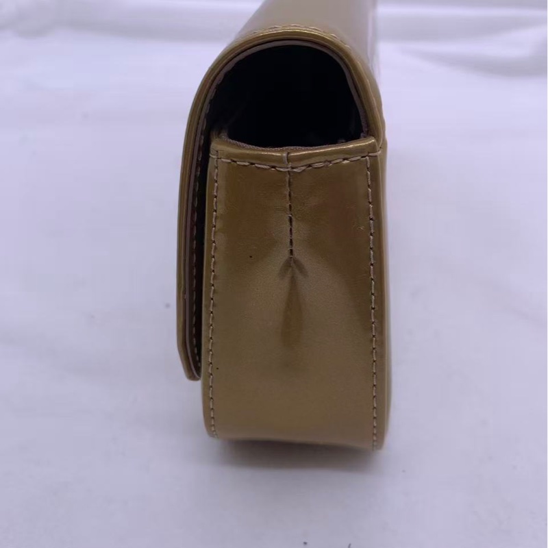 二手Lv金色漆皮手包，不規則染色#路易威登-4