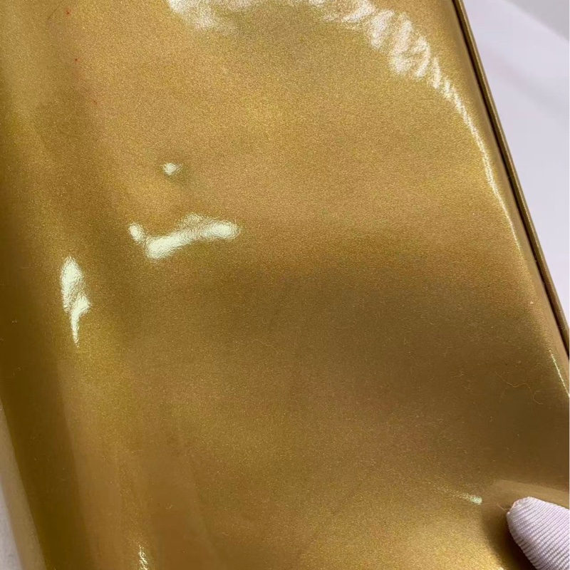 二手Lv金色漆皮手包，不規則染色#路易威登-14