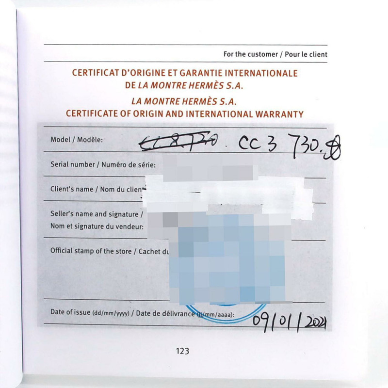 愛馬仕 Cape Cod Chaine d'Ancre D CC3.730 不鏽鋼石英錶-8