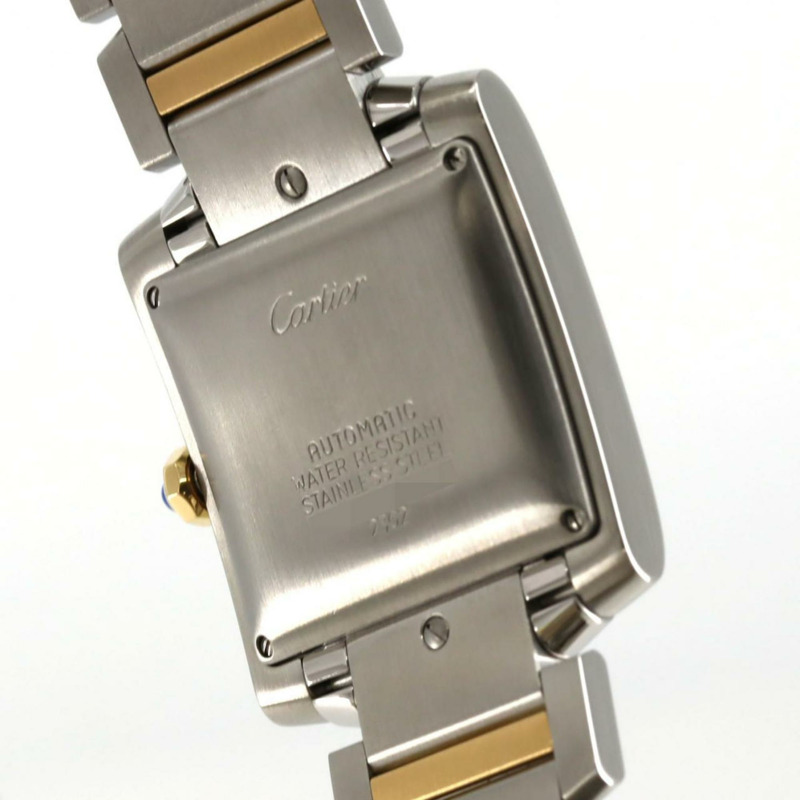 卡地亞 Tank Française LM 雙色腕錶 W51005Q4 SSxYG 自動腕錶-5