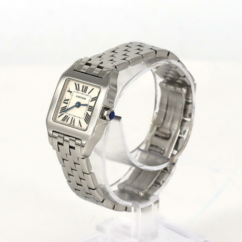 卡地亞 Santos de SM W25064Z5 不鏽鋼石英錶-1