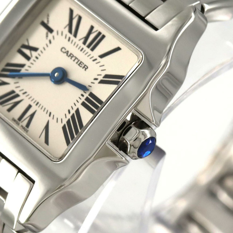 卡地亞 Santos de SM W25064Z5 不鏽鋼石英錶-3