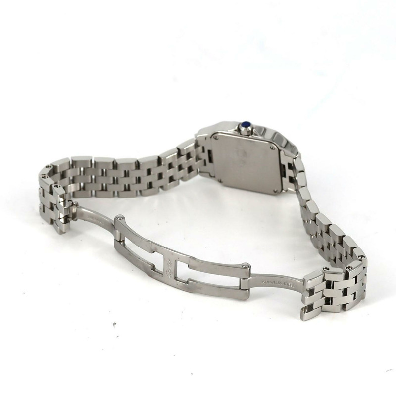 卡地亞 Santos de SM W25064Z5 不鏽鋼石英錶-6