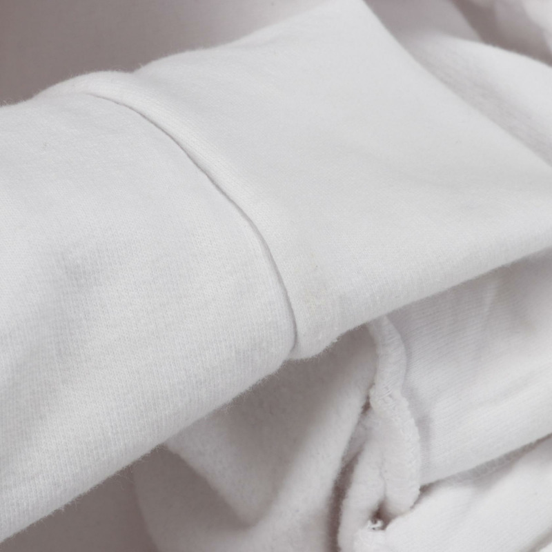 鉻心牌 (CHROME HEARTS) 男士連帽衫，純棉材質，白色/黑色，二手。-7