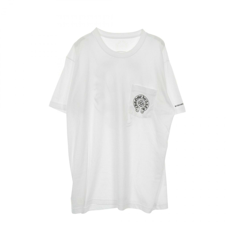 鉻心牌馬蹄印T卹，純棉，白色，二手，男款-0