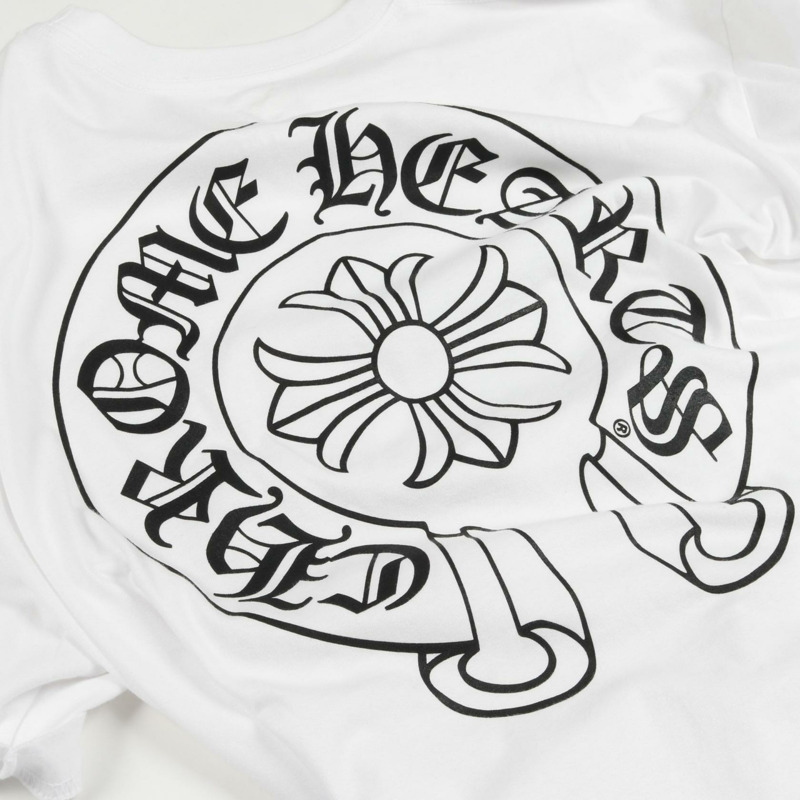 鉻心牌馬蹄印T卹，純棉，白色，二手，男款-9