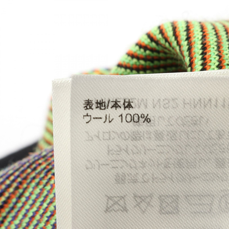 路易威登 (LOUIS VUITTON) 針織羊毛衫，綠色/黑色，二手，男士S碼-3