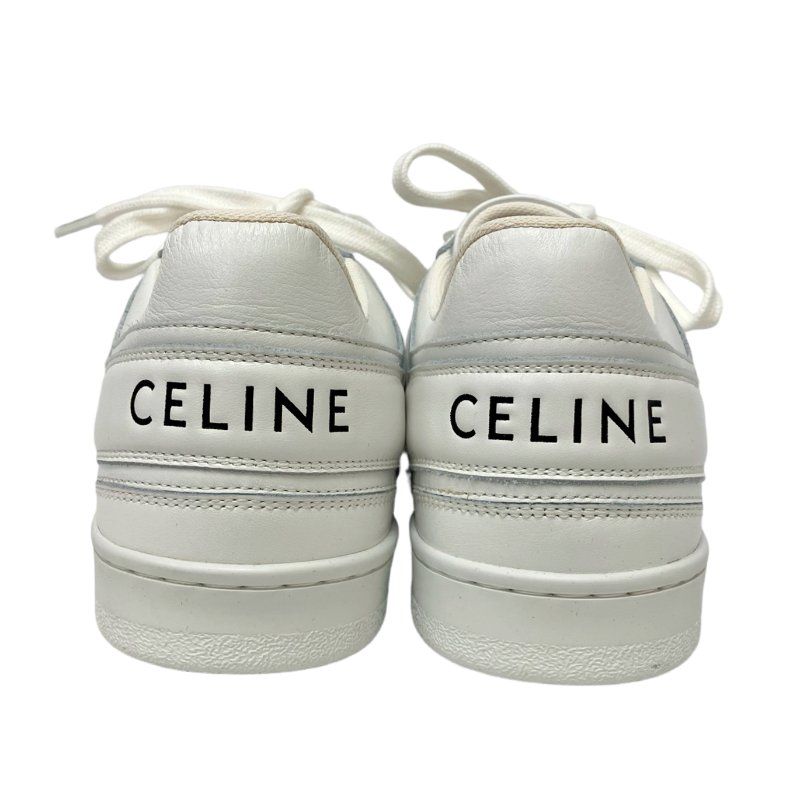 ☆ Celine 思琳 White Calfskin Sneaker 37 白色小牛皮運動鞋 37碼 - 257017235-4