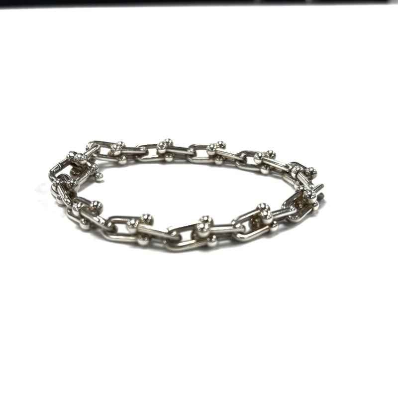 △ Tiffany & Co. 蒂芙尼 925 Silver Hardwear Bracelet 925銀手鍊 -257019694-4