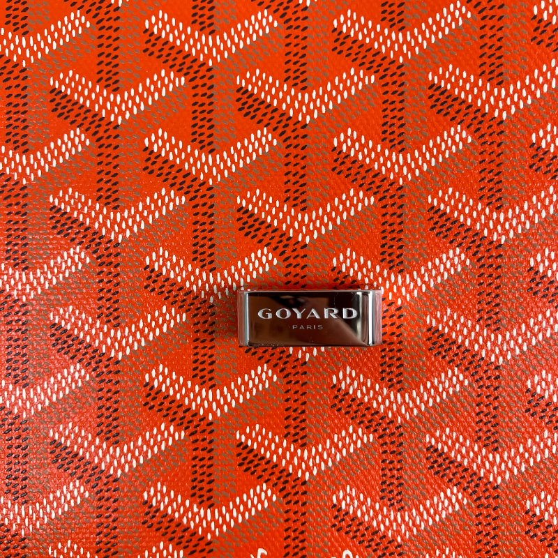 △ Goyard 高雅德 Orange Coated Canvas Belvédère MM Shoulder Bag 橙色塗層帆布肩背袋 - 257023086-13