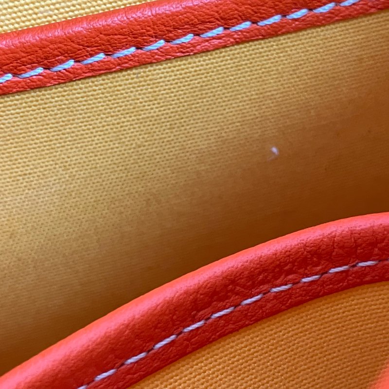 △ Goyard 高雅德 Orange Coated Canvas Belvédère MM Shoulder Bag 橙色塗層帆布肩背袋 - 257023086-19