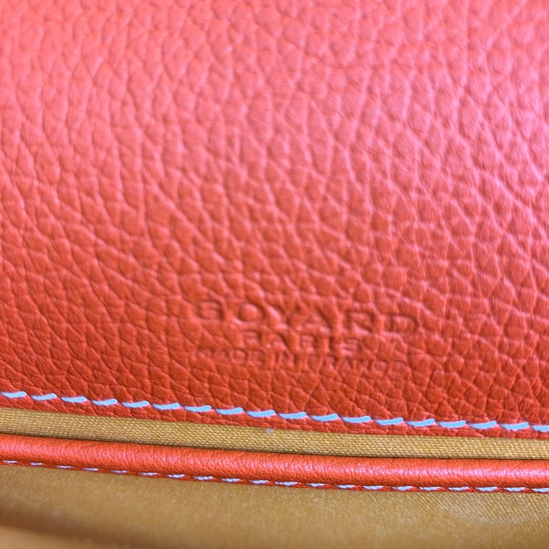 △ Goyard 高雅德 Orange Coated Canvas Belvédère MM Shoulder Bag 橙色塗層帆布肩背袋 - 257023086-20