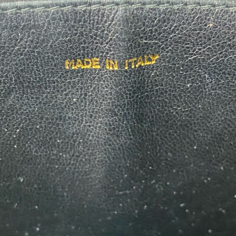 △ Chanel 香奈兒 Black Lambskin Gold Tone Metal Vintage Fringe Chain Shoulder Bag No.0 黑色小羊皮金色金屬鎖鏈肩背袋No.0 - 257023821-19