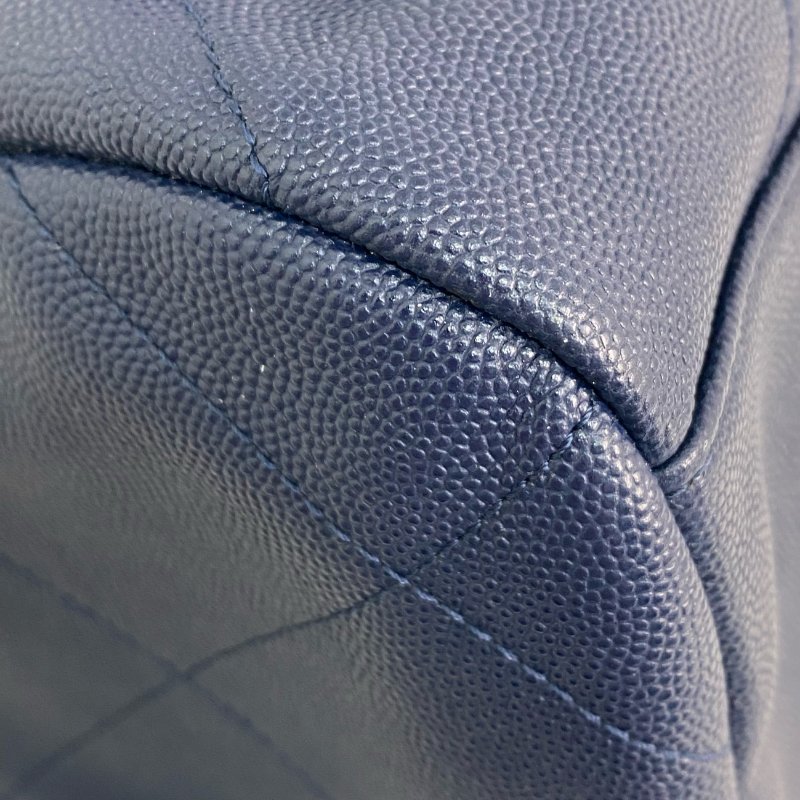 △ Chanel 香奈兒 Navy Caviar Skin Gold Tone Metal Chain 2 Way Bag AS1359 No.29 深藍色粒紋小牛皮金色金屬鎖鏈兩用袋No.29 - 257023023-6