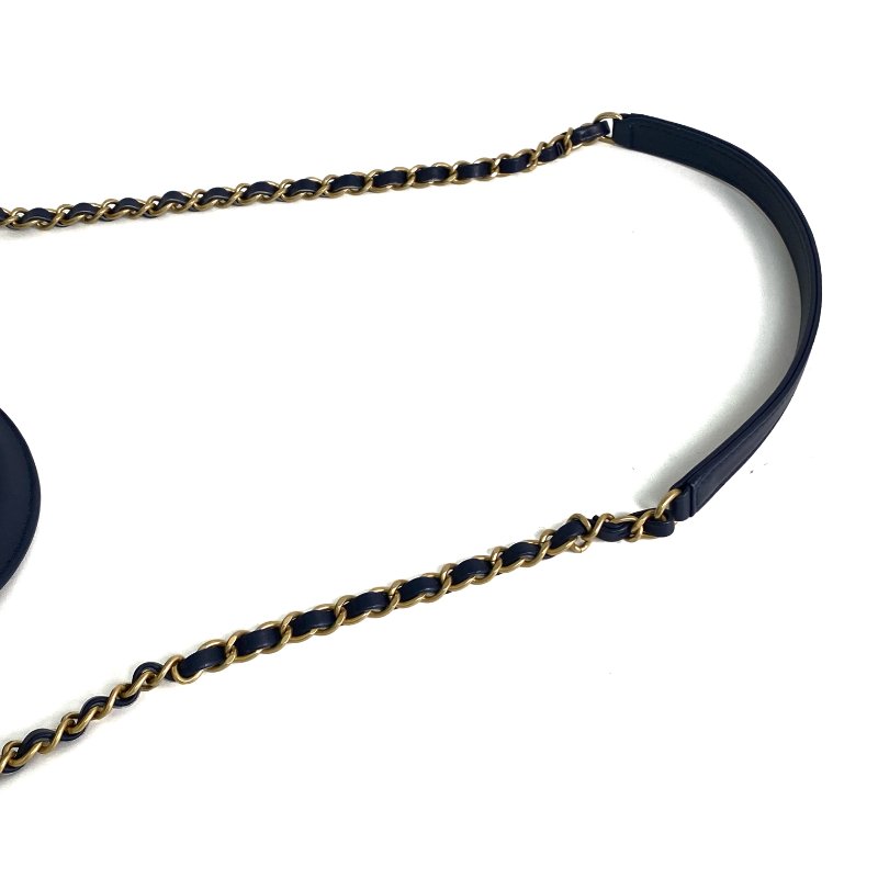 △ Chanel 香奈兒 Navy Caviar Skin Gold Tone Metal Chain 2 Way Bag AS1359 No.29 深藍色粒紋小牛皮金色金屬鎖鏈兩用袋No.29 - 257023023-12