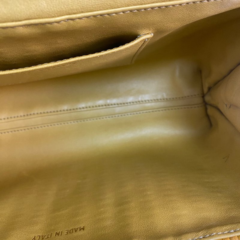 △ Chanel 香奈兒 Curry Yellow Raffia Gold Tone Metal Wicker Chain Shoulder Bag No.6 咖喱黃色拉菲草金色金屬鎖鏈肩背袋No.6 - 257022415-20