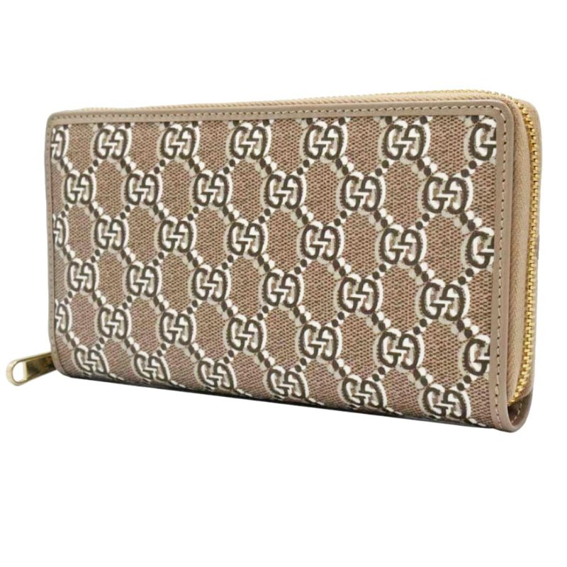 【門市全新現貨】GUCCI GG Shadow 塗層帆布拉鍊長夾(附原廠紙盒、防塵袋)-3