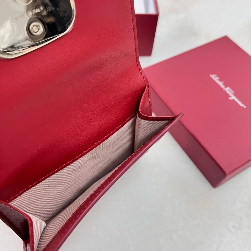 Ferragamo Rainbow red wallet-4