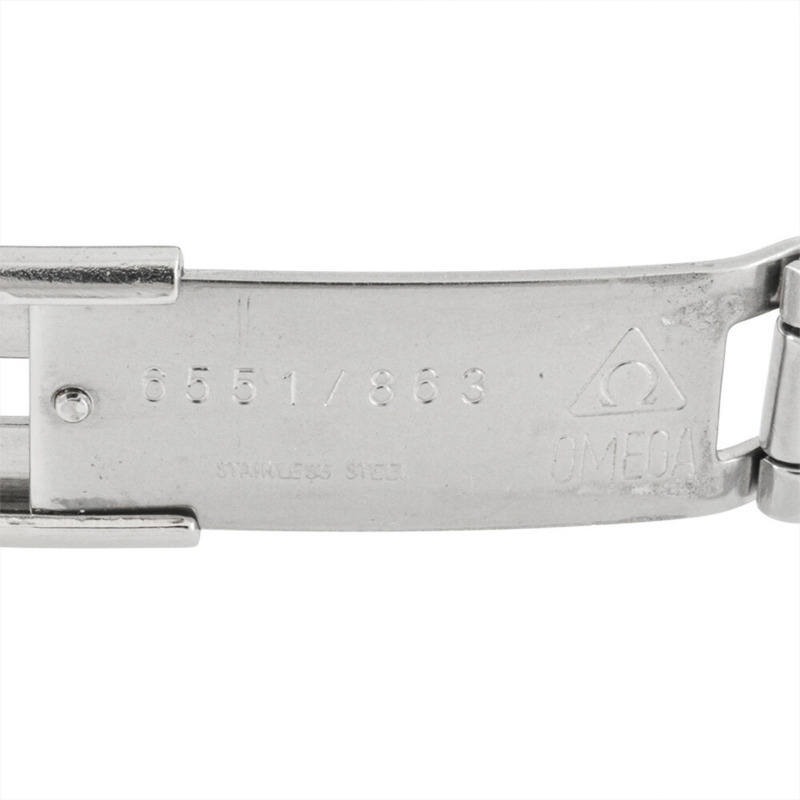 歐米茄 1272.70 星座系列石英腕錶，貝殼錶盤，雙色黃金不鏽鋼錶殼，女士款-5